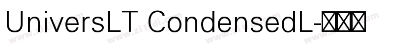 UniversLT CondensedL字体转换
